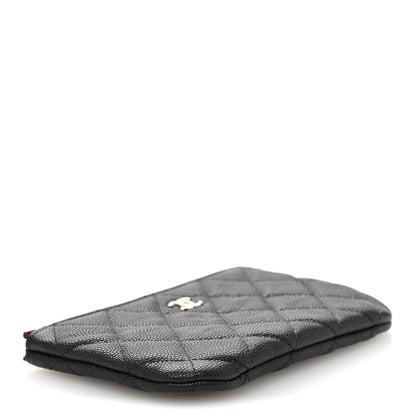 Chanel Caviar Quilted Small Cosmetic Case Black 4 of 9
