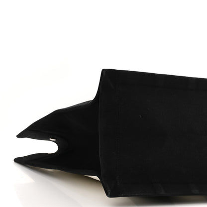 Saint Laurent Canvas Noe Striped Tote Black White 8 of 9