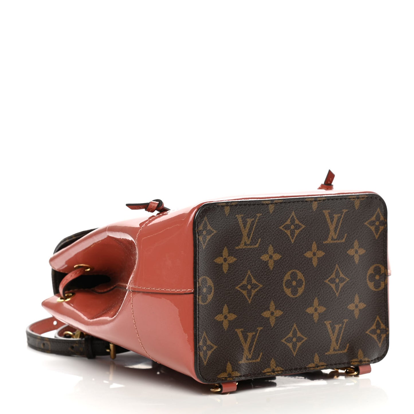 Patent Monogram Hot Springs Backpack Vieux Rose