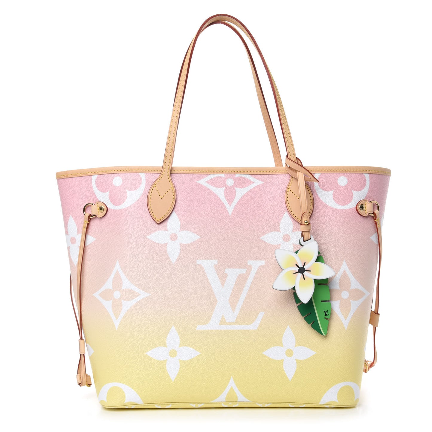 Monogram Giant By The Pool Neverfull MM Light Pink