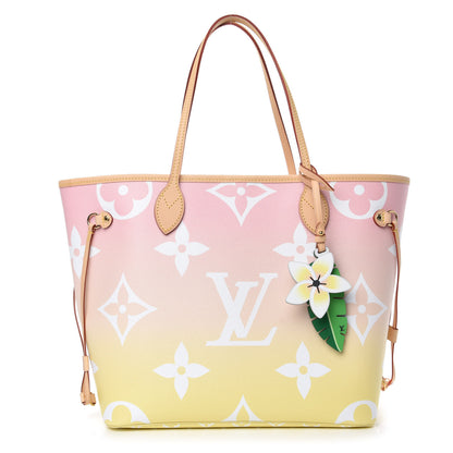 Louis Vuitton Monogram Giant By The Pool Neverfull MM Light Pink 3 of 12
