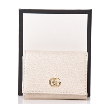 Gucci Dollar Calfskin GG Marmont Wallet Mystic White 8 of 8