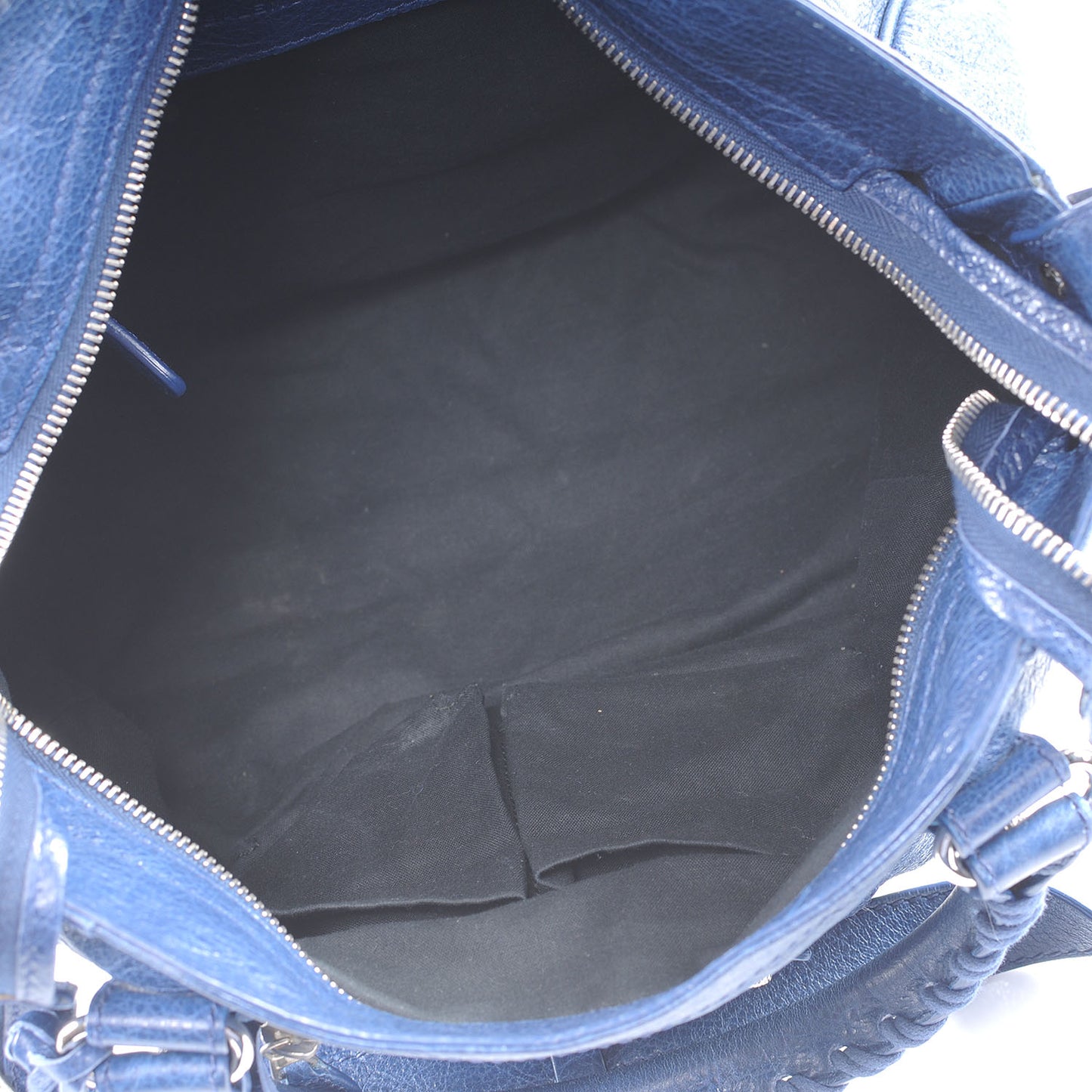 Agneau Giant 12 Silver Hardware Velo Bleu Mineral