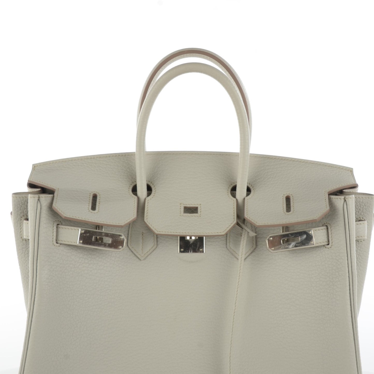 Taurillon Clemence Birkin 35 Gris Perle