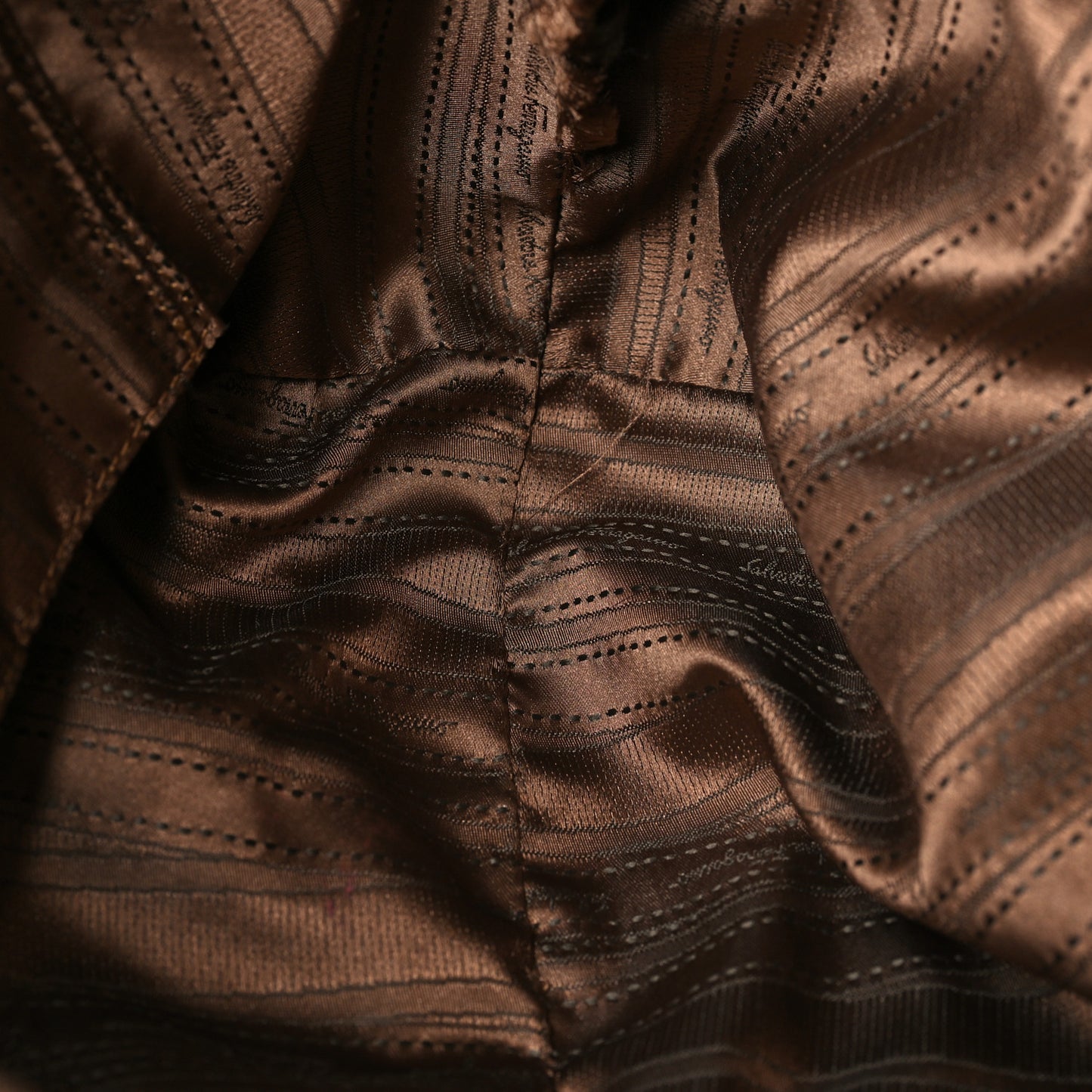 SALVATORE FERRAGAMO Metallic Calfskin Tassel Hobo Gold