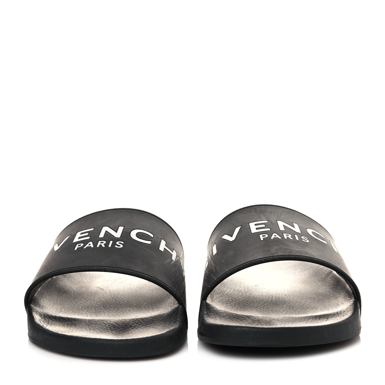 Givenchy Rubber Logo Mens Pool Slide Sandals 44 Black 2 of 9