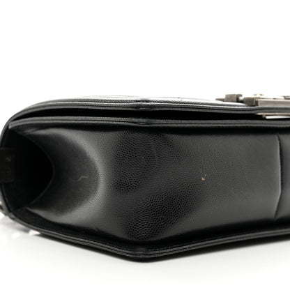 Chanel Caviar Quilted Medium Boy Flap Black 9 of 10