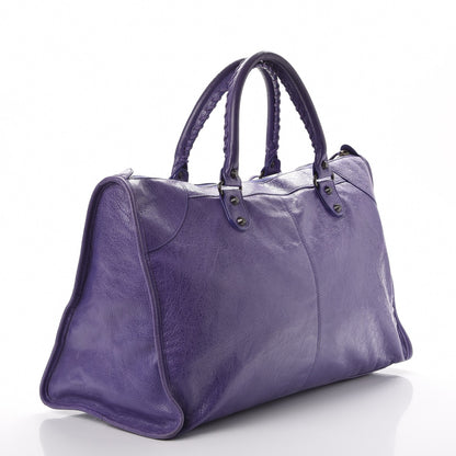 Balenciaga Agneau Classic Hardware Work Bleu Lavande 3 of 8