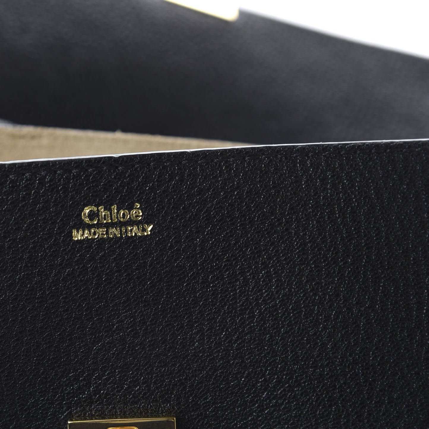 Grained Lambskin Drew Shoulder Bag Black
