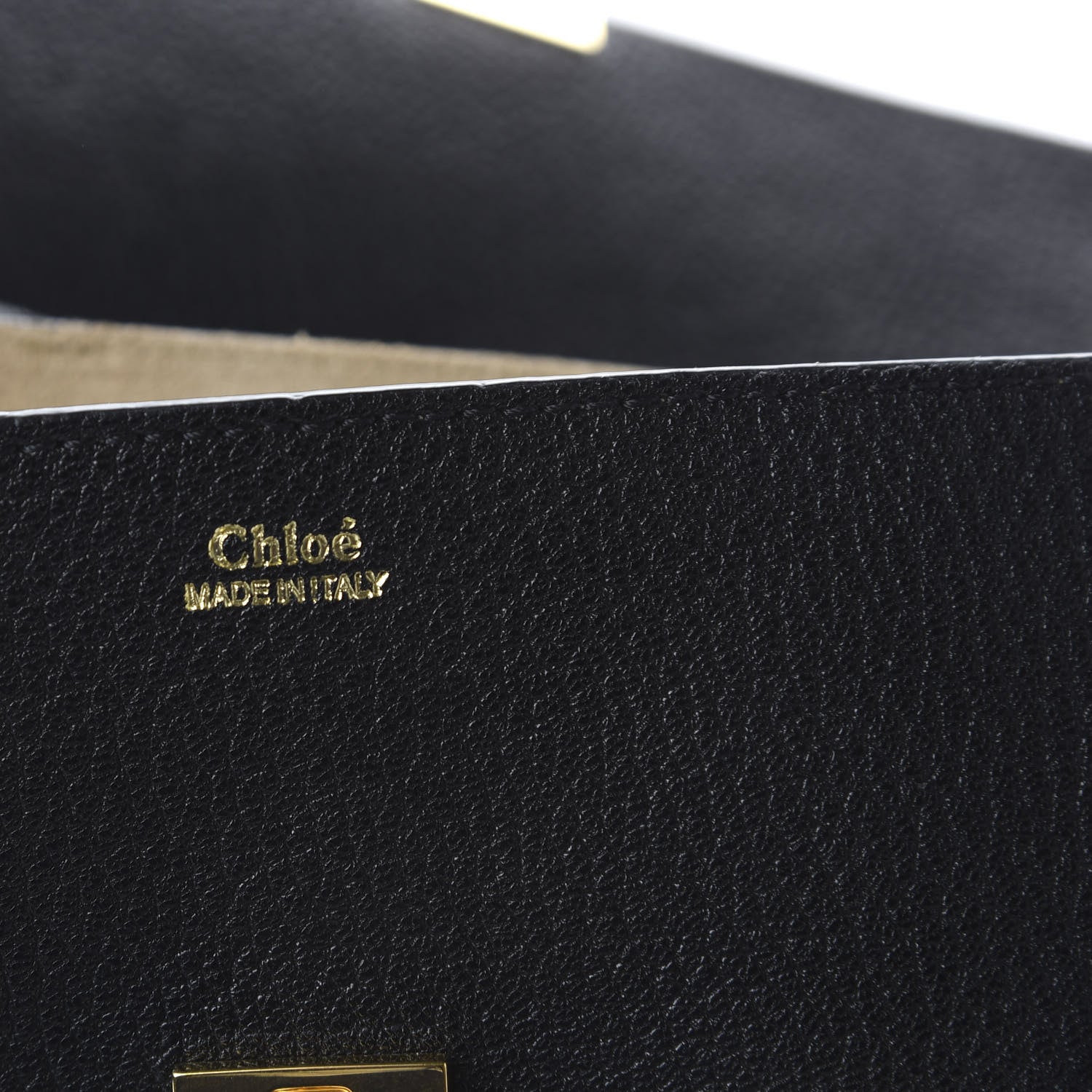 Chloe Grained Lambskin Drew Shoulder Bag Black 8 of 9