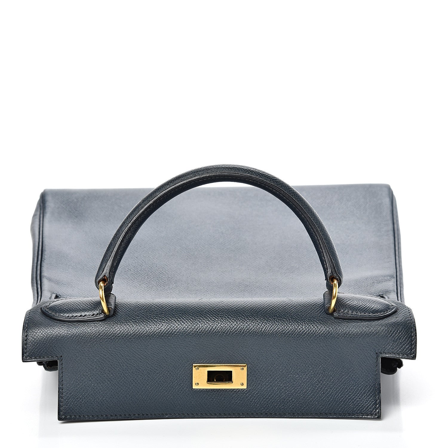 Hermes Courchevel Retourne Kelly 28 Bleu Marine 14 of 48