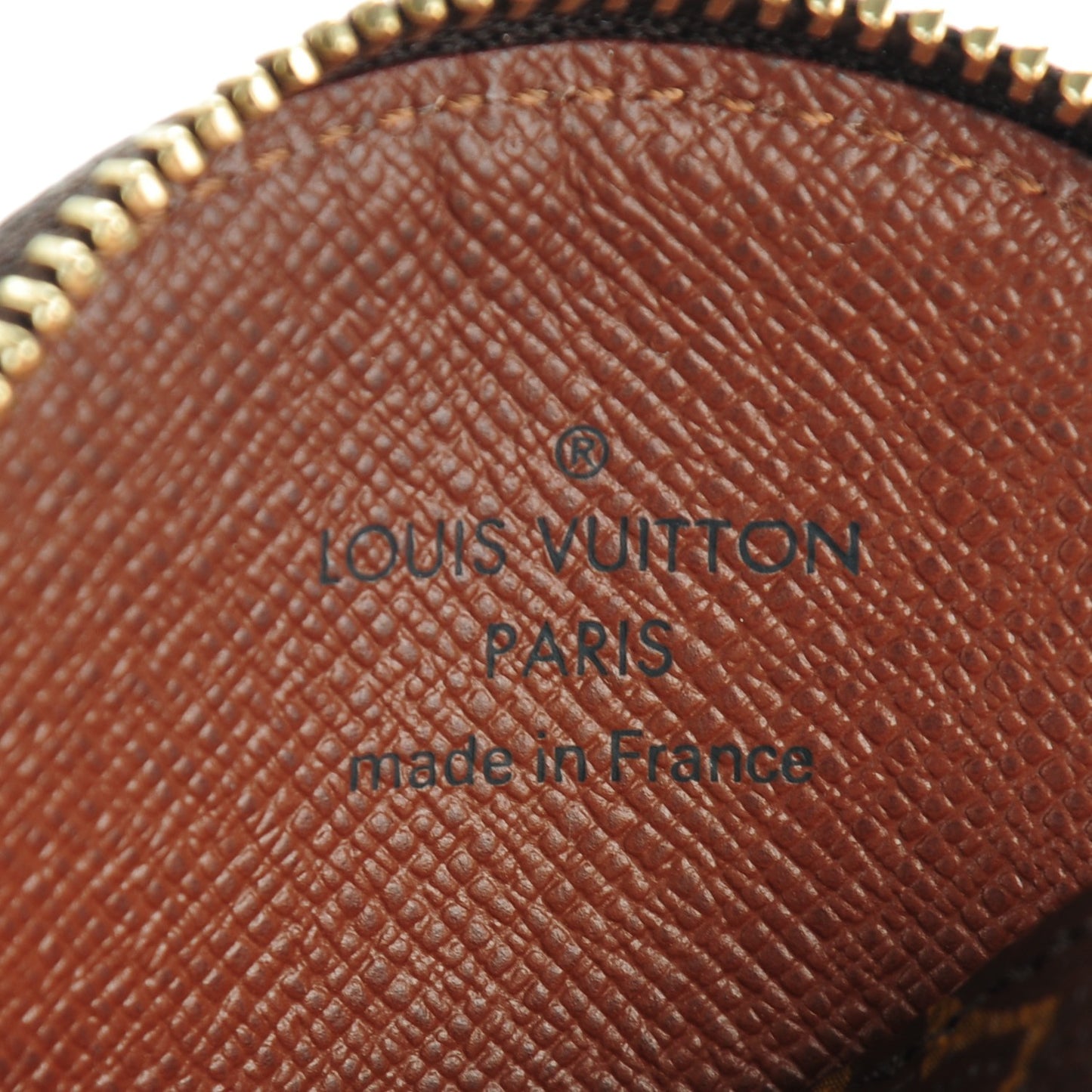 Monogram Round Coin Purse