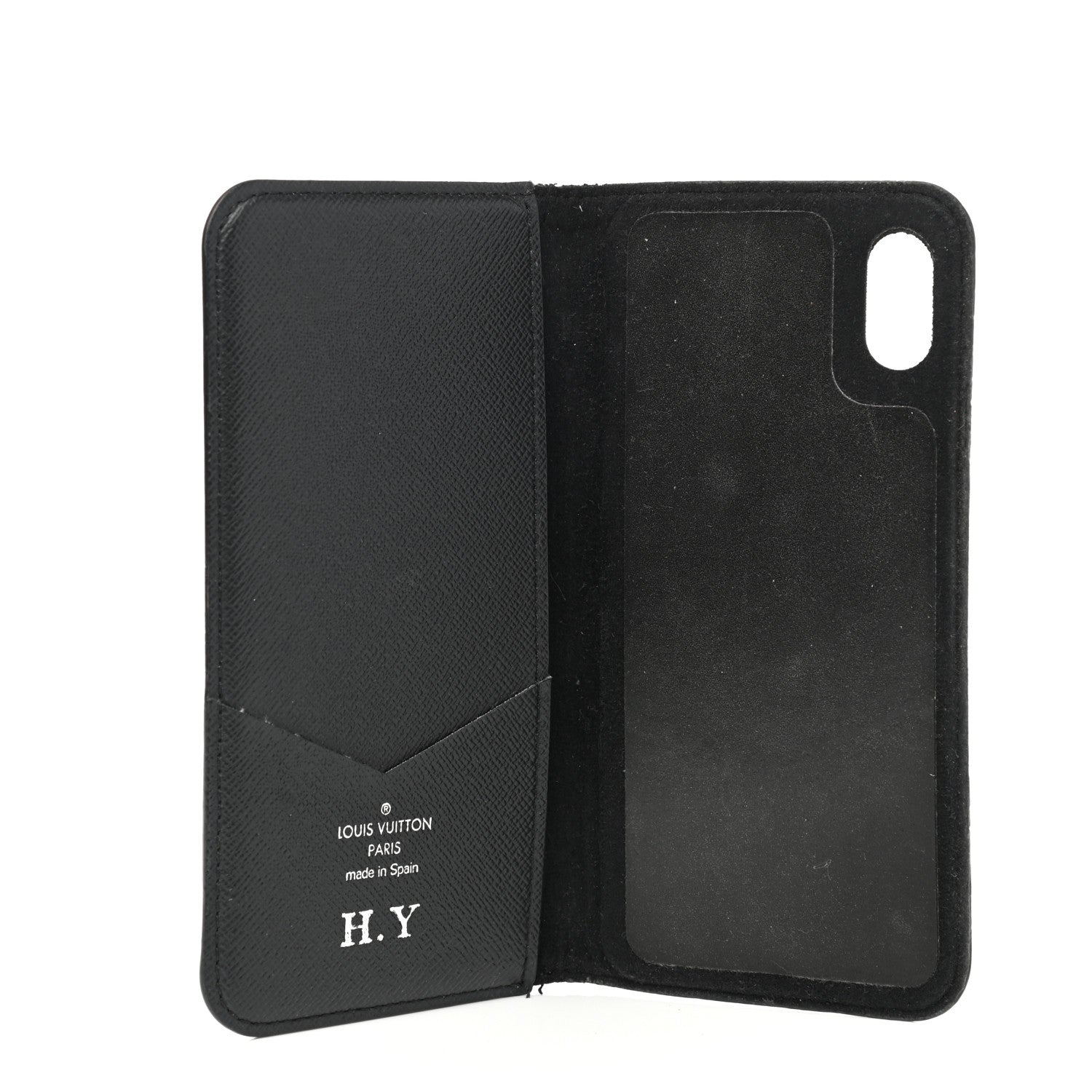 Louis Vuitton Monogram Eclipse iPhone XR Folio Case 5 of 10