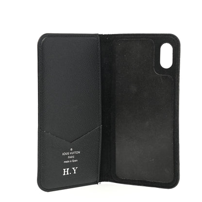 Louis Vuitton Monogram Eclipse iPhone XR Folio Case 5 of 10