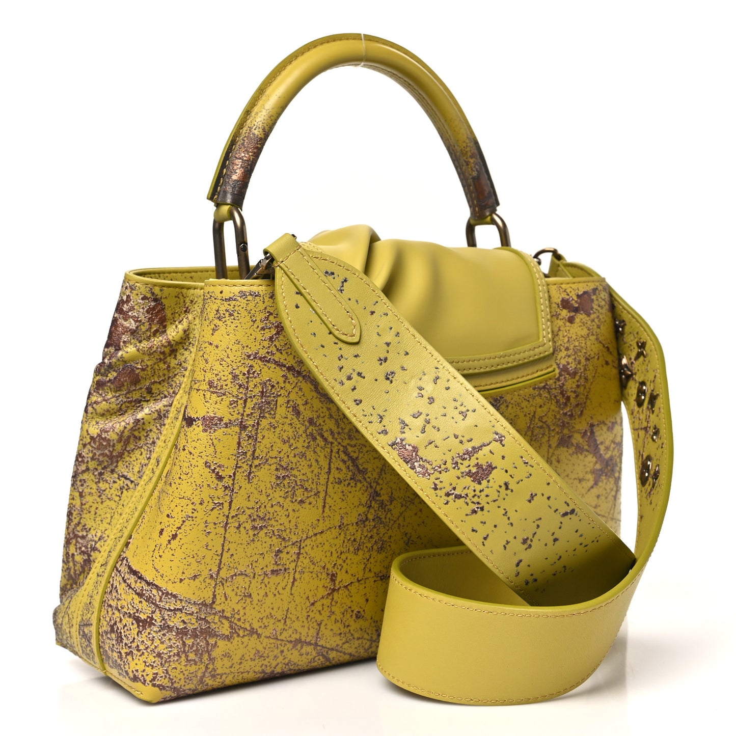 X KENNEDY YANKO Taurillon Artycapucines MM Chartreuse
