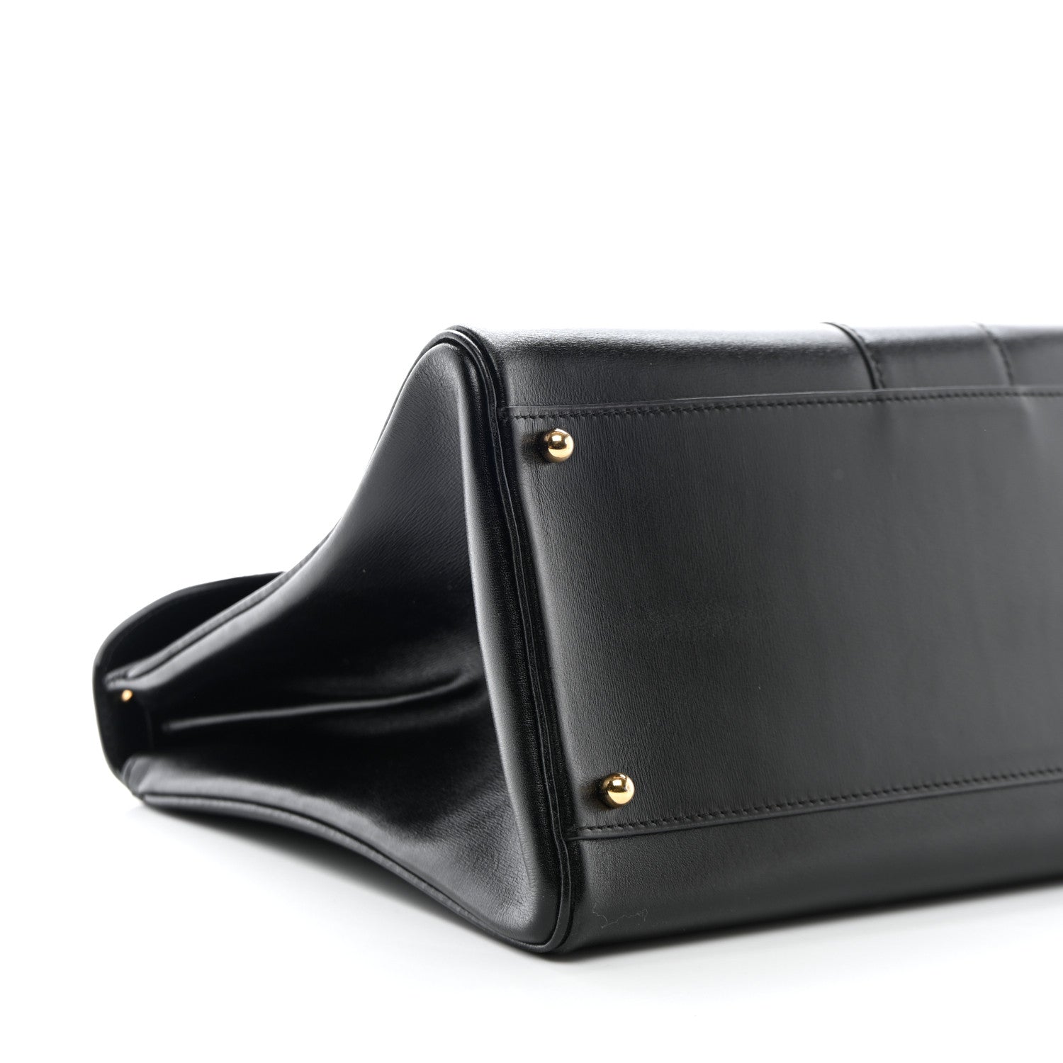 Delvaux Box Calfskin MM Brillant Satchel Black 9 of 10