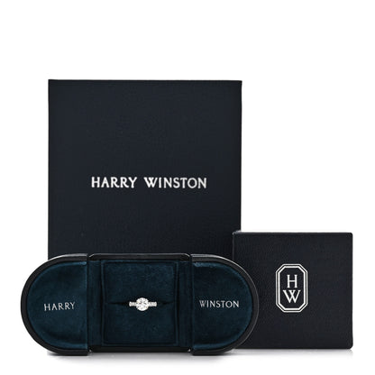 Harry Winston Platinum Diamond .80ct Tryst Engagement Ring 49 5 6 of 6