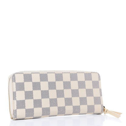 Louis Vuitton Damier Azur Clemence Wallet 3 of 10