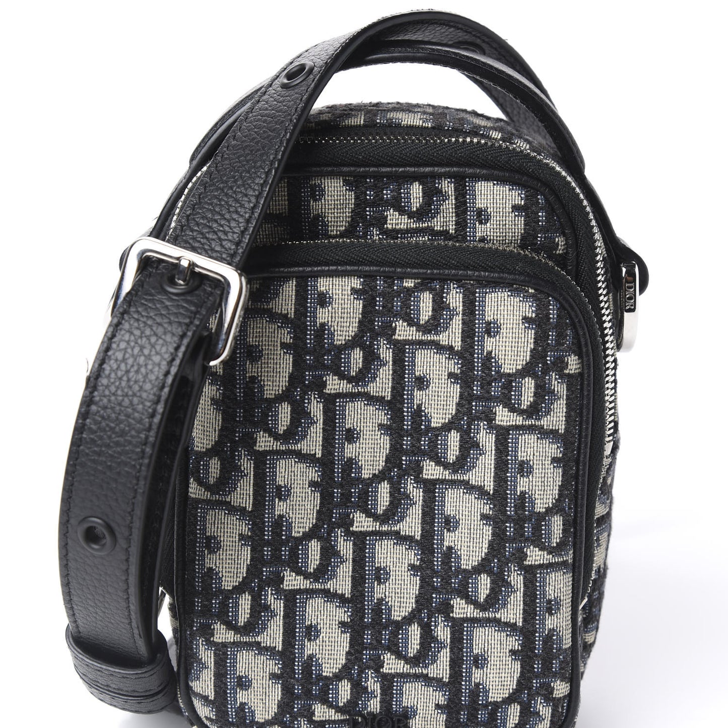Oblique Crossbody Bag Blue