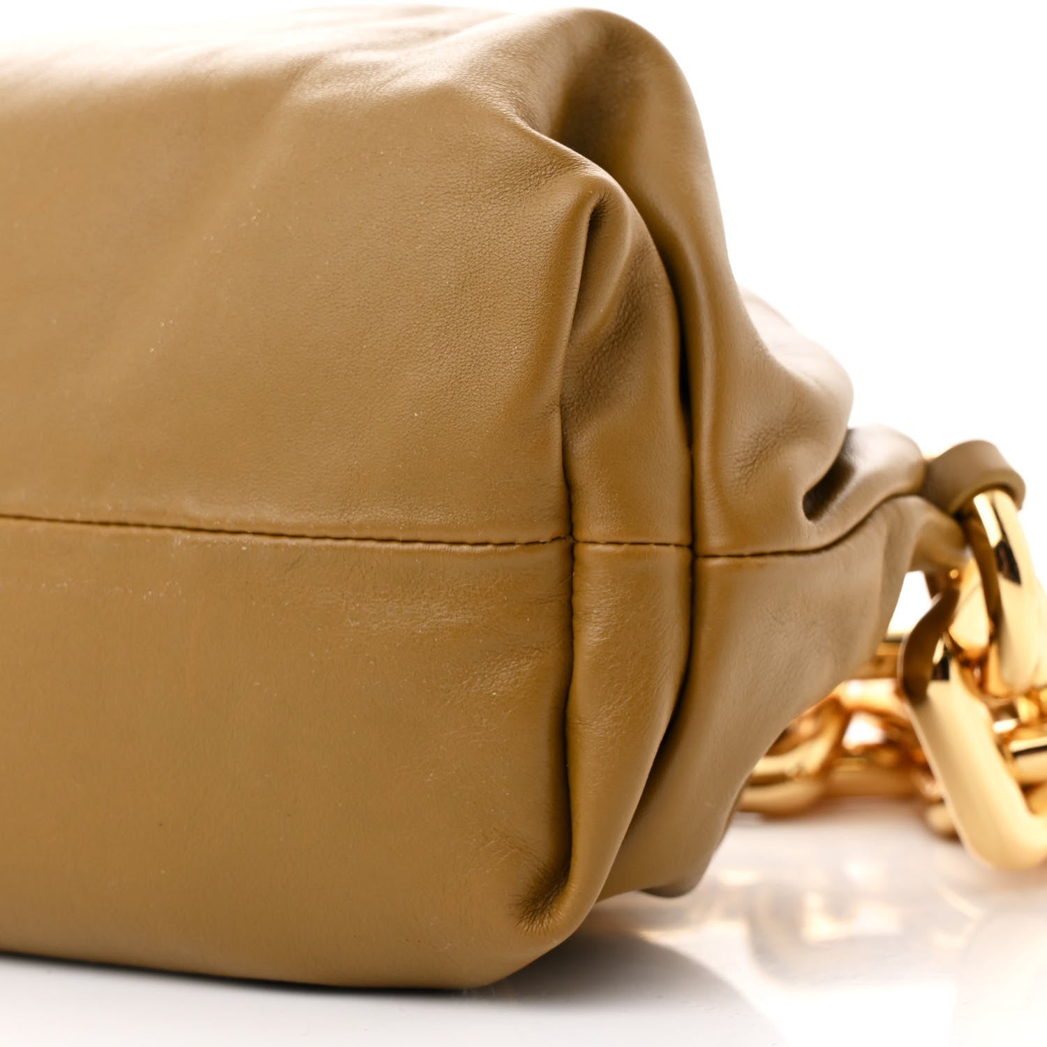 Bottega Veneta Calfskin The Pouch Chain Teak 10 of 11