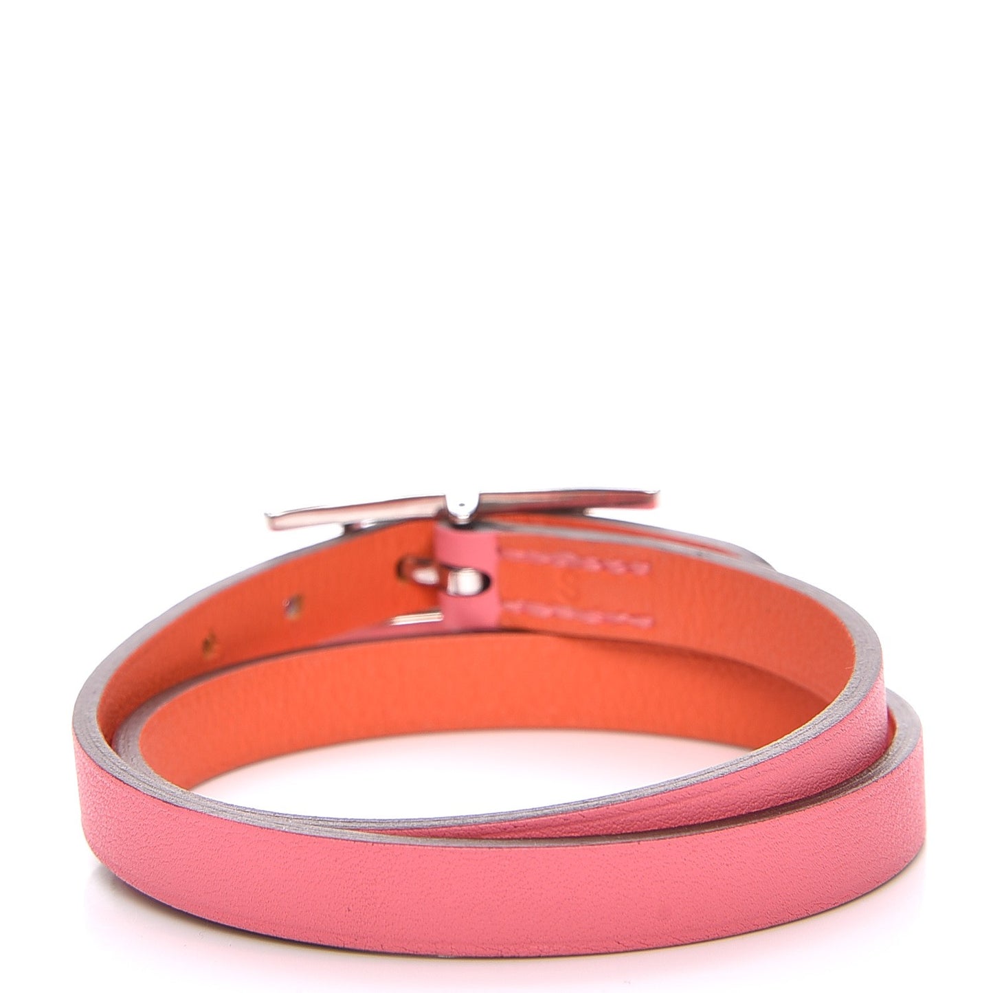 Swift Behapi Double Tour Reversible Bracelet Small Rose Azalee Orange Poppy
