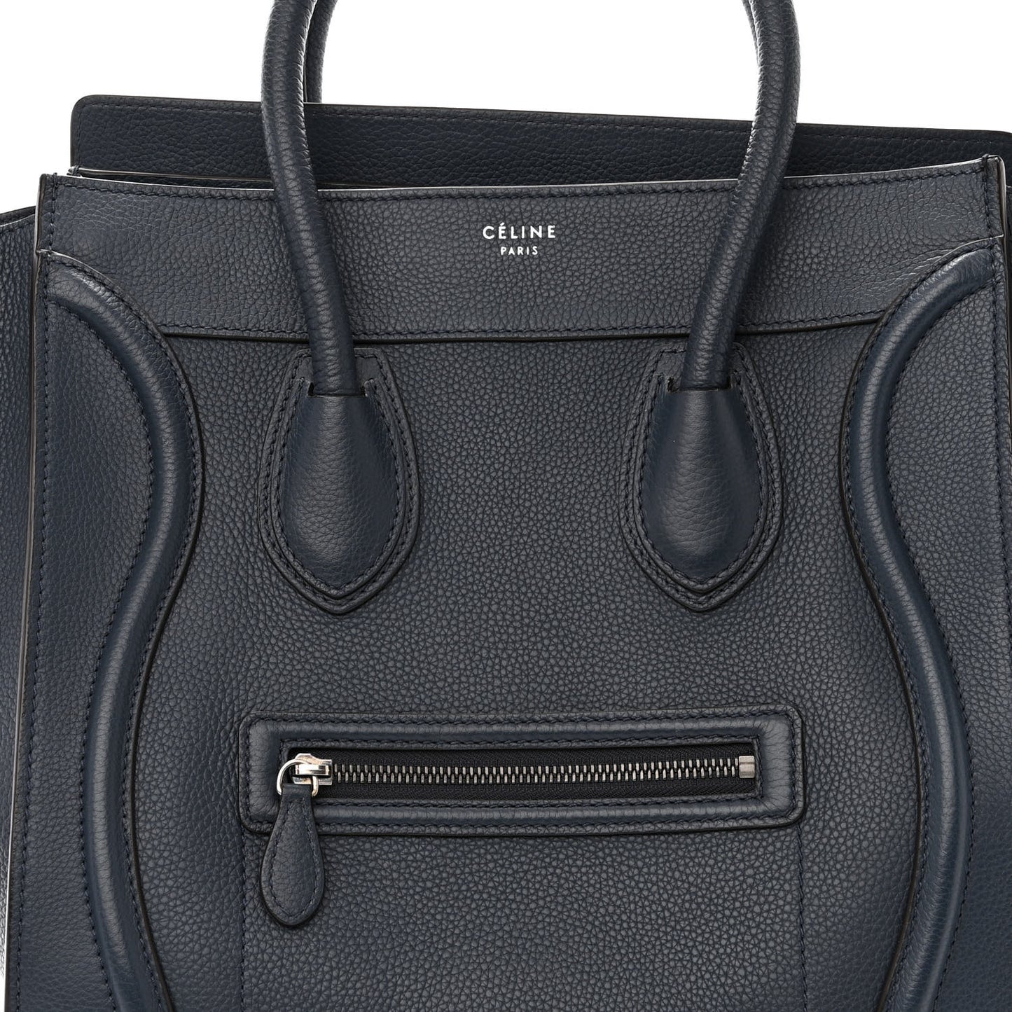 Drummed Calfskin Mini Luggage Orage