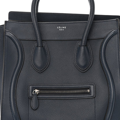 Celine Drummed Calfskin Mini Luggage Orage 7 of 12