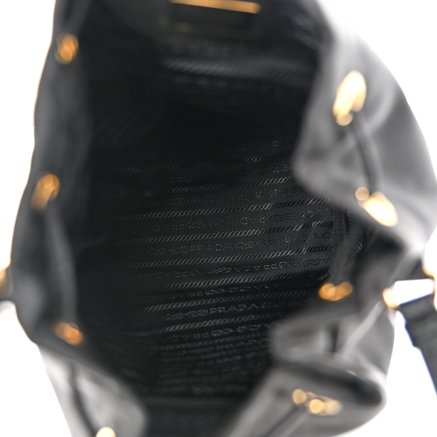 Prada Re-Nylon Duet Drawstring Shoulder Bag Black 5 of 10