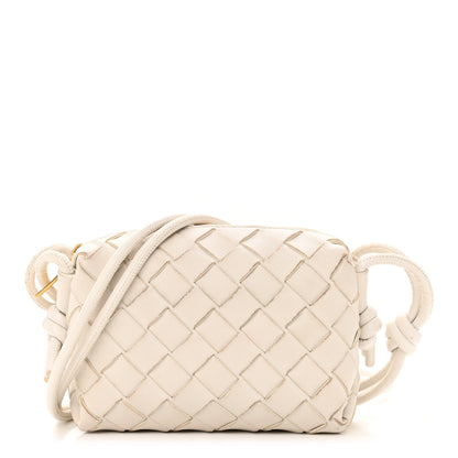 Bottega Veneta Nappa Intrecciato Candy Loop Camera Bag White 1 of 9