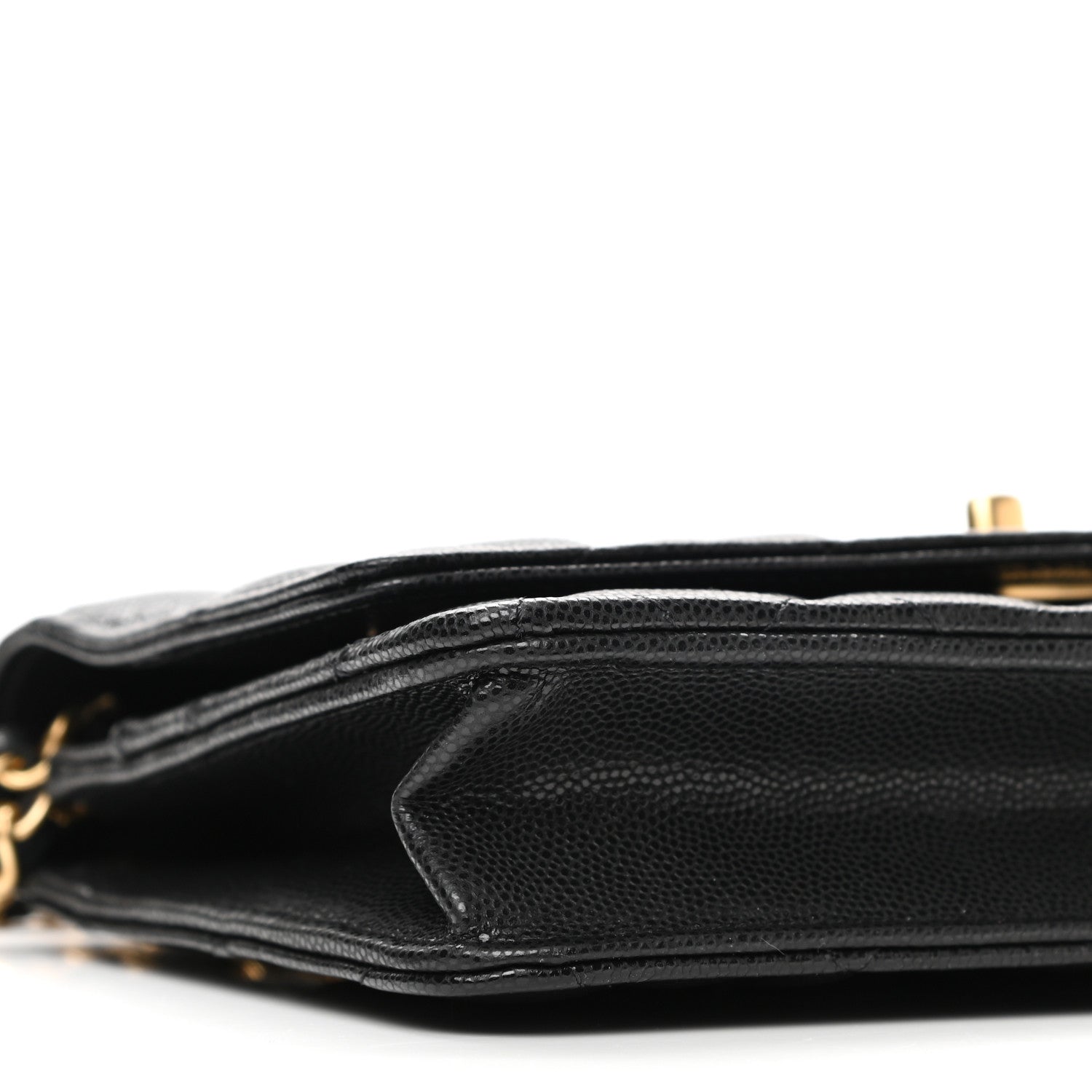 Chanel Caviar Quilted Twist Your Buttons Wallet On Chain WOC Black 10 of 12