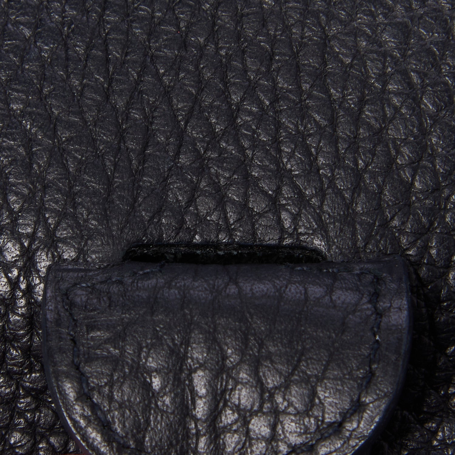Hermes Taurillon Clemence Evelyne II GM Black 8 of 8