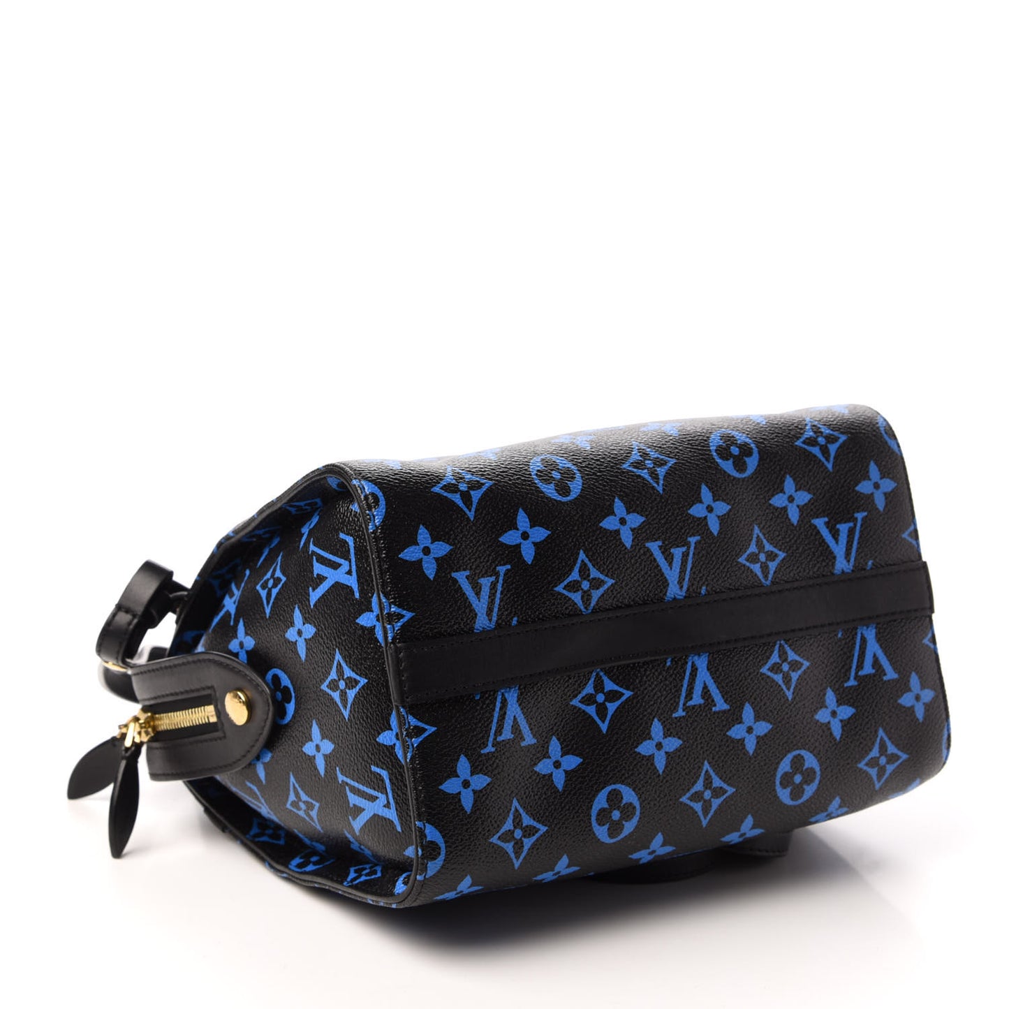 Colored Monogram Speedy Amazon PM Blue Black