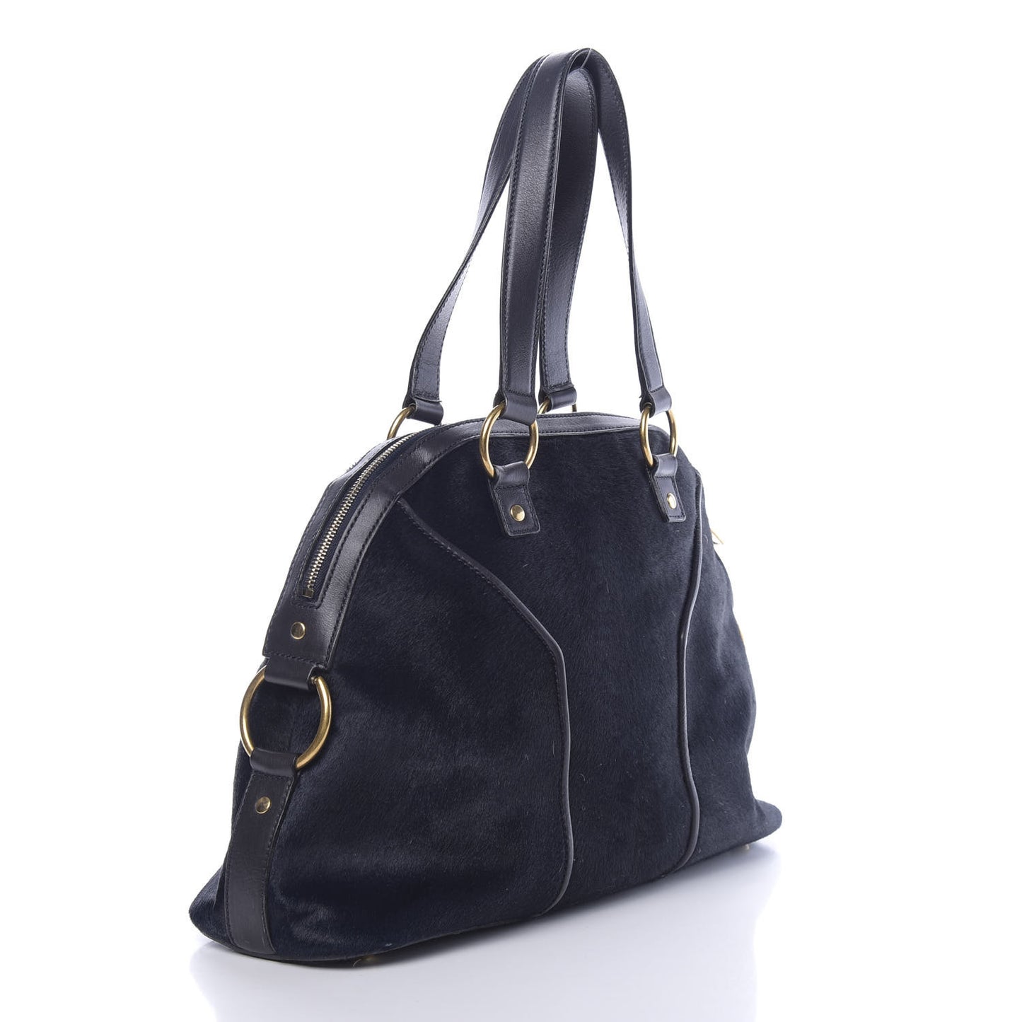 Calf Hair Large Muse Black