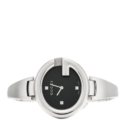 Gucci Stainless Steel 36mm Guccissima Quartz Watch Black 2 of 6