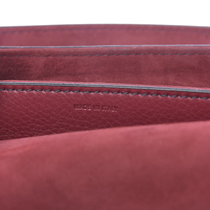 Christian Dior Grained Calfskin Dio(r)evolution Flap Bag Dark Red 7 of 15