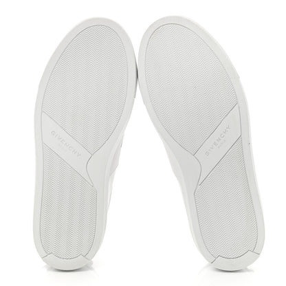 Givenchy Calfskin Band Logo Womens Urban Street Sneakers 37 White 5 of 10
