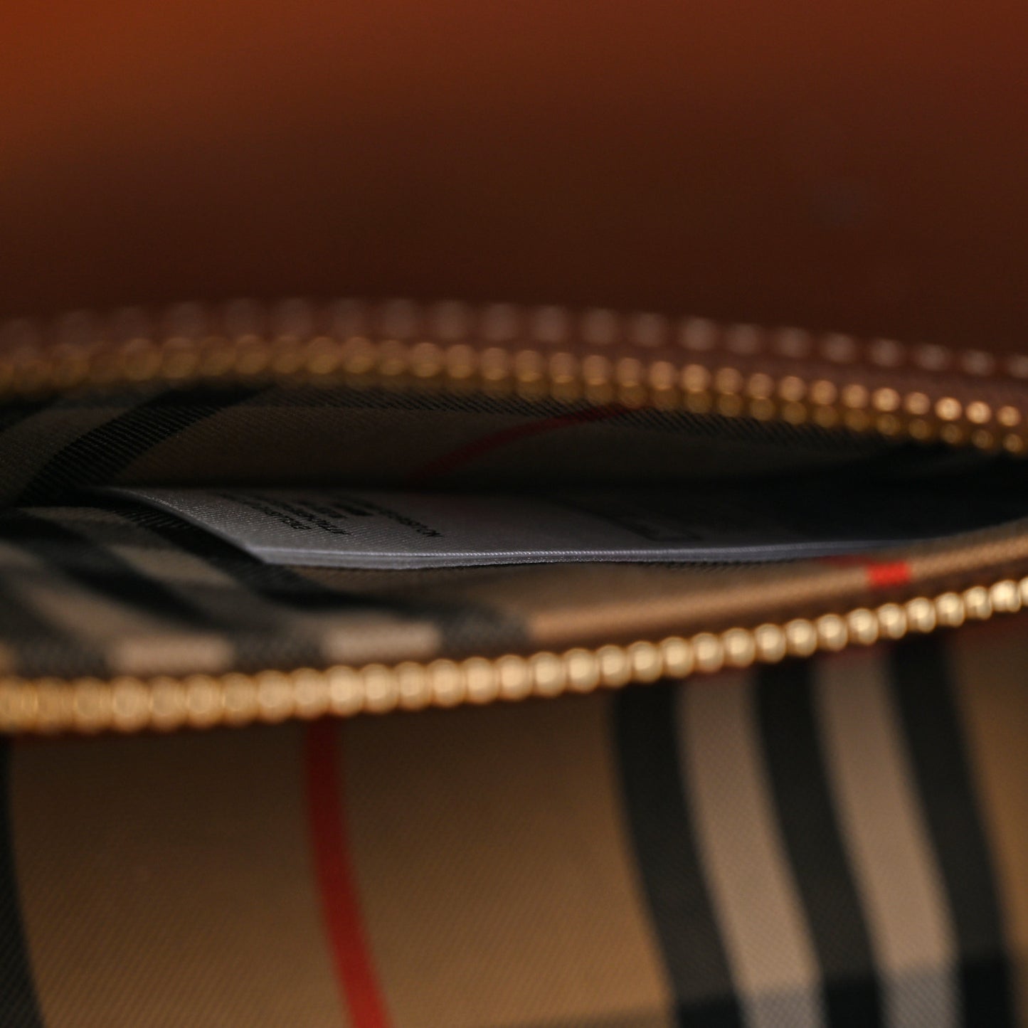 Calfskin Vintage Check Mini Two Handle Title Bag Black