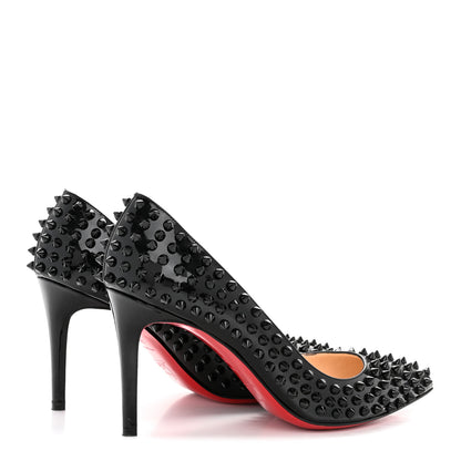 Christian Louboutin Patent Pigalle Spikes 85 Pumps 38.5 Black 5 of 9