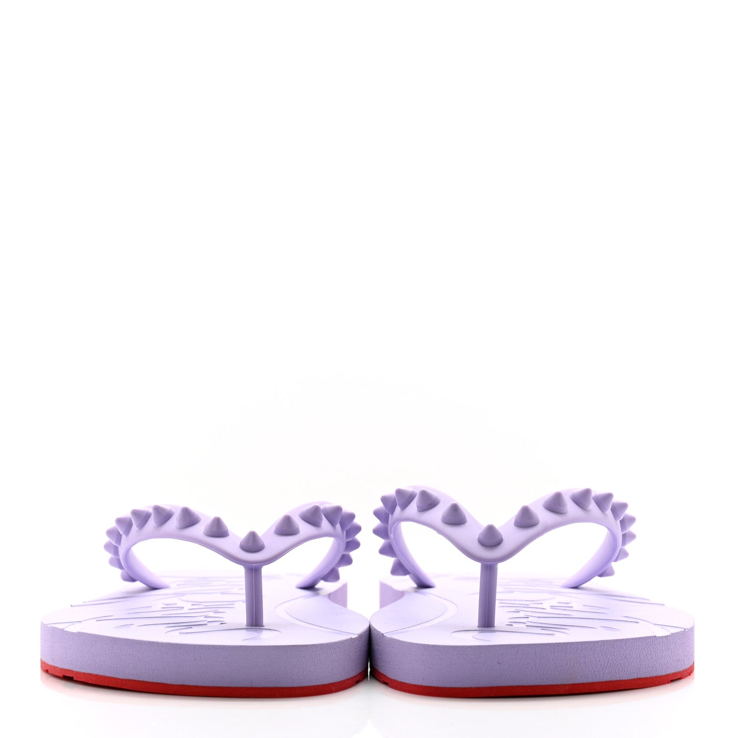 Rubber Spike Loubi Donna Flip Flop 36 Lilac Smoke