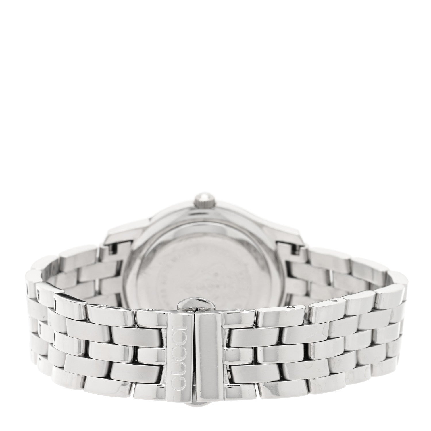 Gucci Stainless Steel Diamond Mother of Pearl 27mm 5500L Quartz Watch 3 of 5