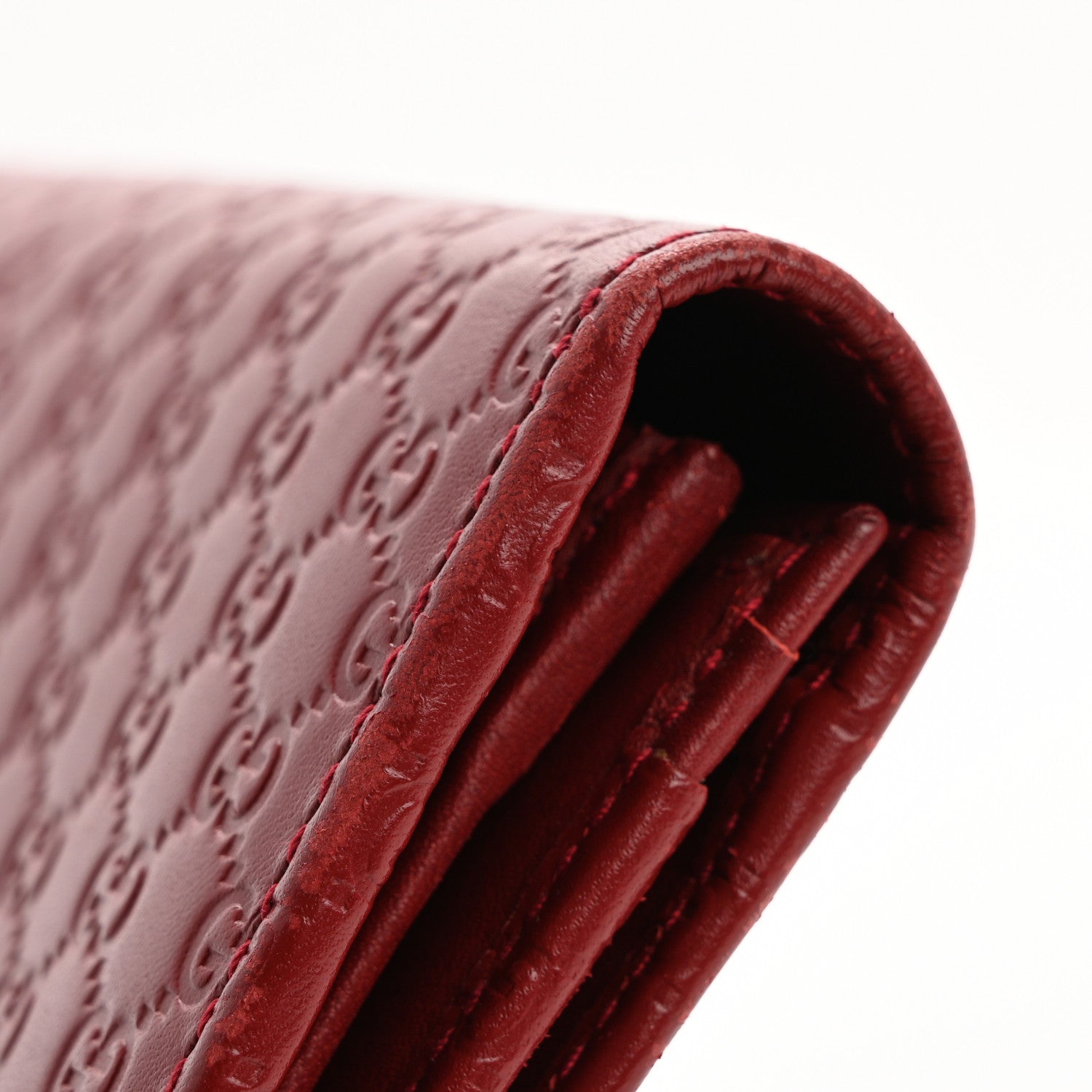 Gucci Soft Microguccissima Continental Wallet Red 12 of 14