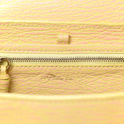 3.1 Phillip Lim Shark Embossed Textured Calfskin Mini Pashli Satchel Mimosa Petal 18 of 20