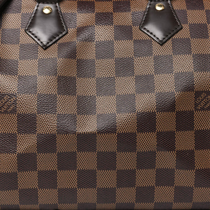 Louis Vuitton Damier Ebene Speedy Bandouliere 25 7 of 10