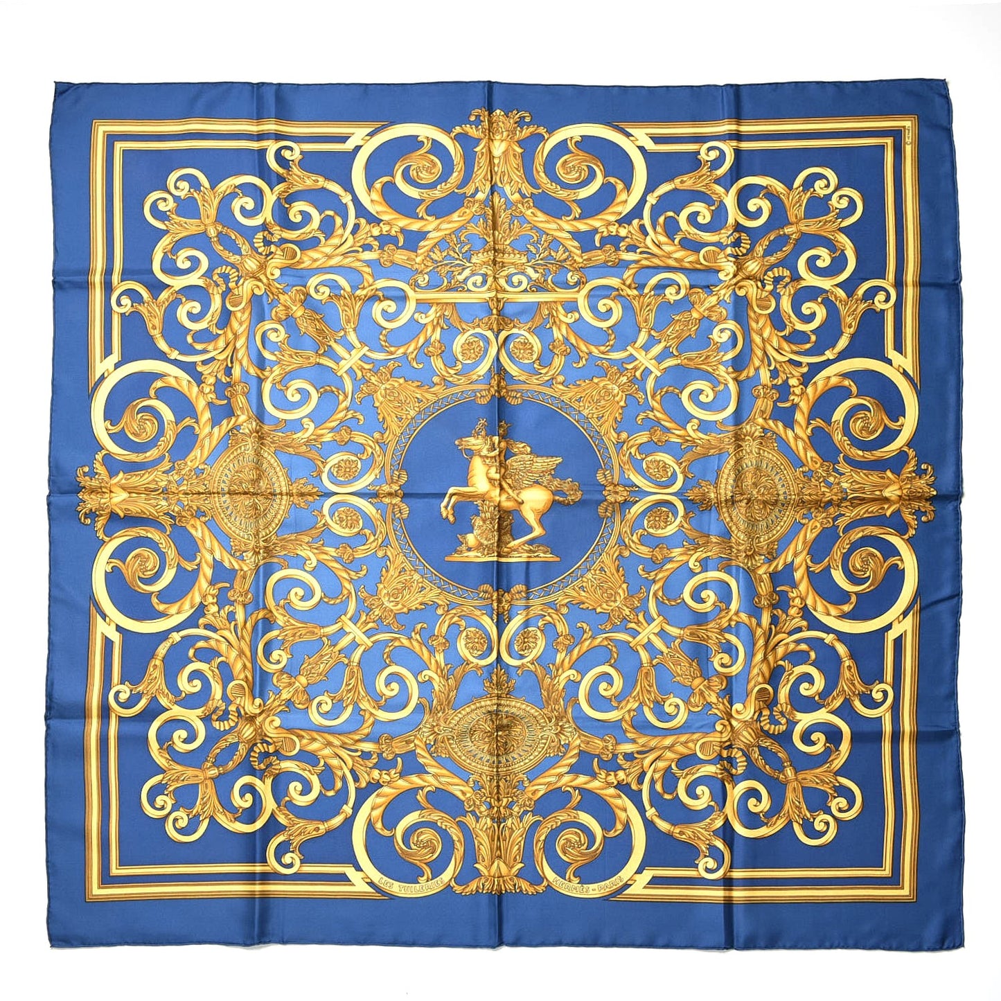 Silk Les Tuileries Scarf 90