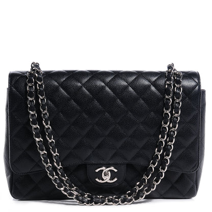 Chanel Caviar Quilted Maxi Double Flap Black 1 of 8