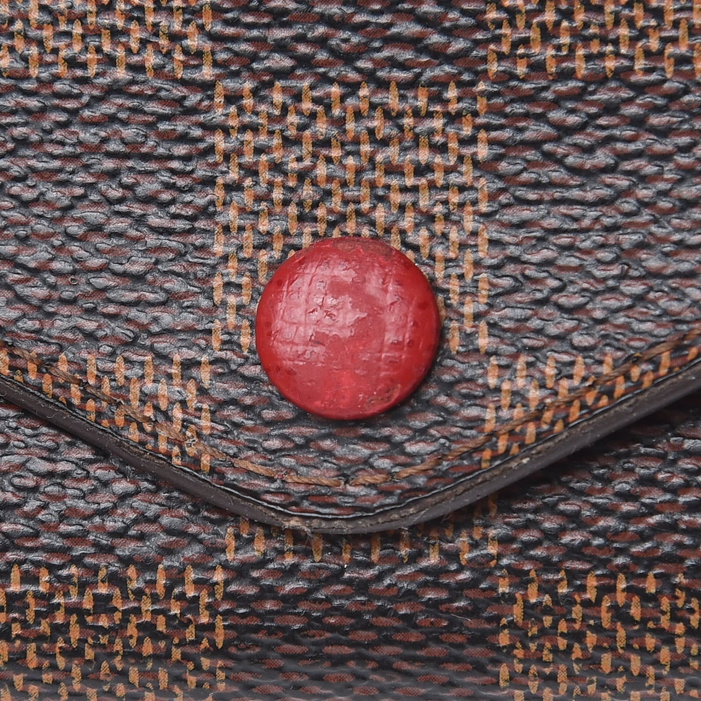 Damier Ebene Josephine Wallet Red