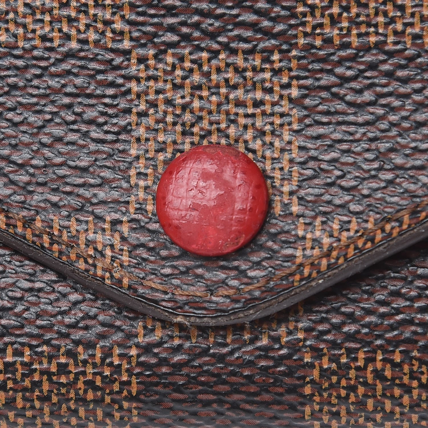Louis Vuitton Damier Ebene Josephine Wallet Red 11 of 14