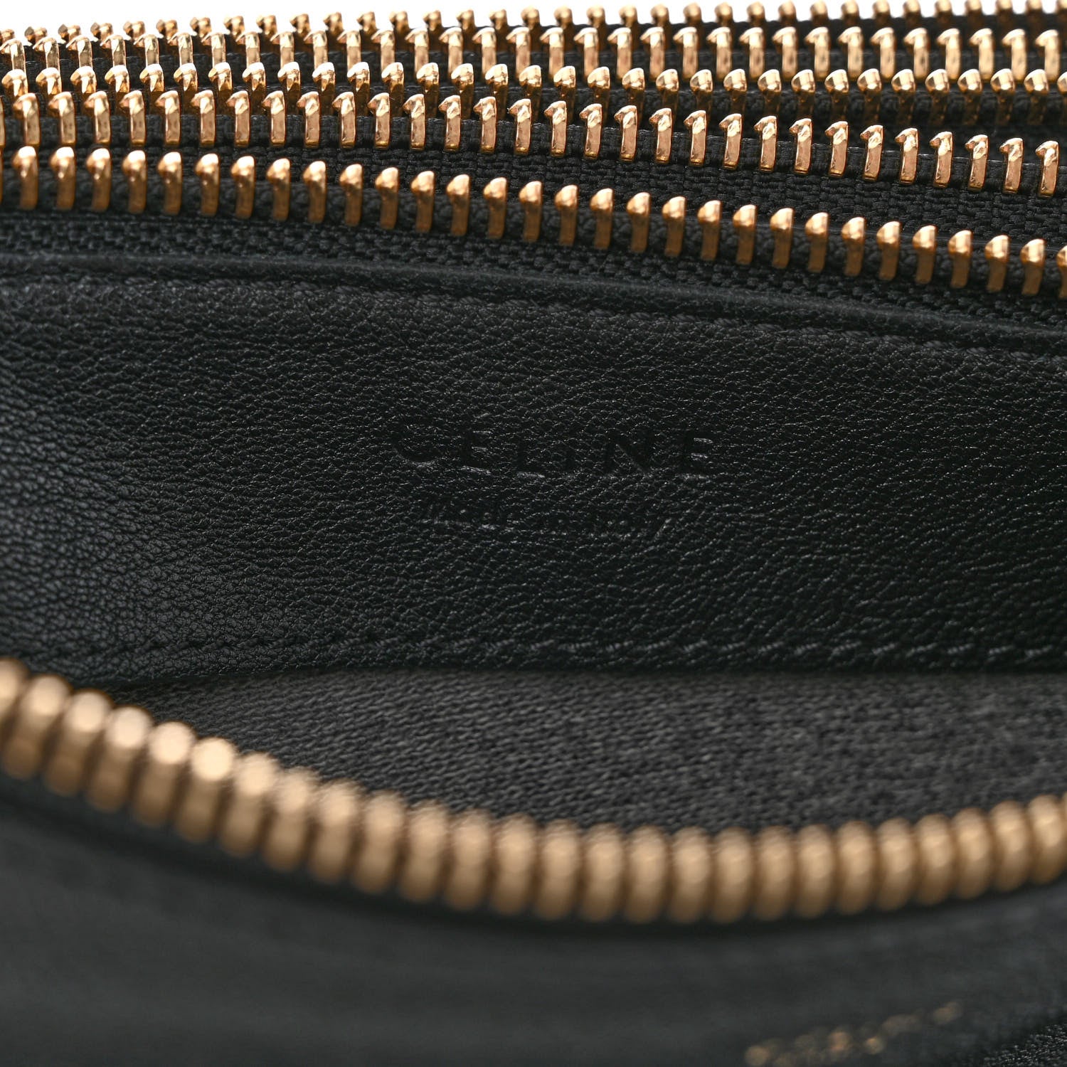Celine Goatskin Small Trio Crossbody Bag Black 8 of 11