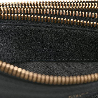 Celine Goatskin Small Trio Crossbody Bag Black 8 of 11