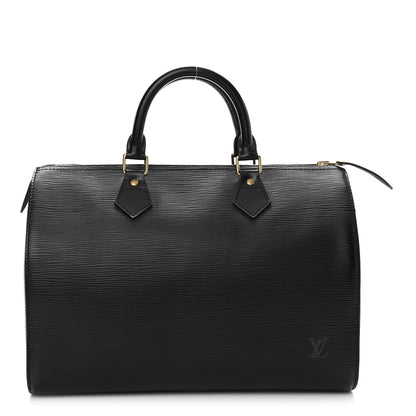 Louis Vuitton Epi Speedy 30 Black 1 of 12